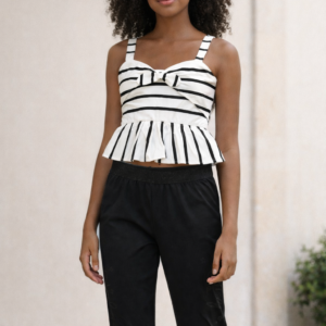 Ensemble fille ado noir & blanc – 16 ans