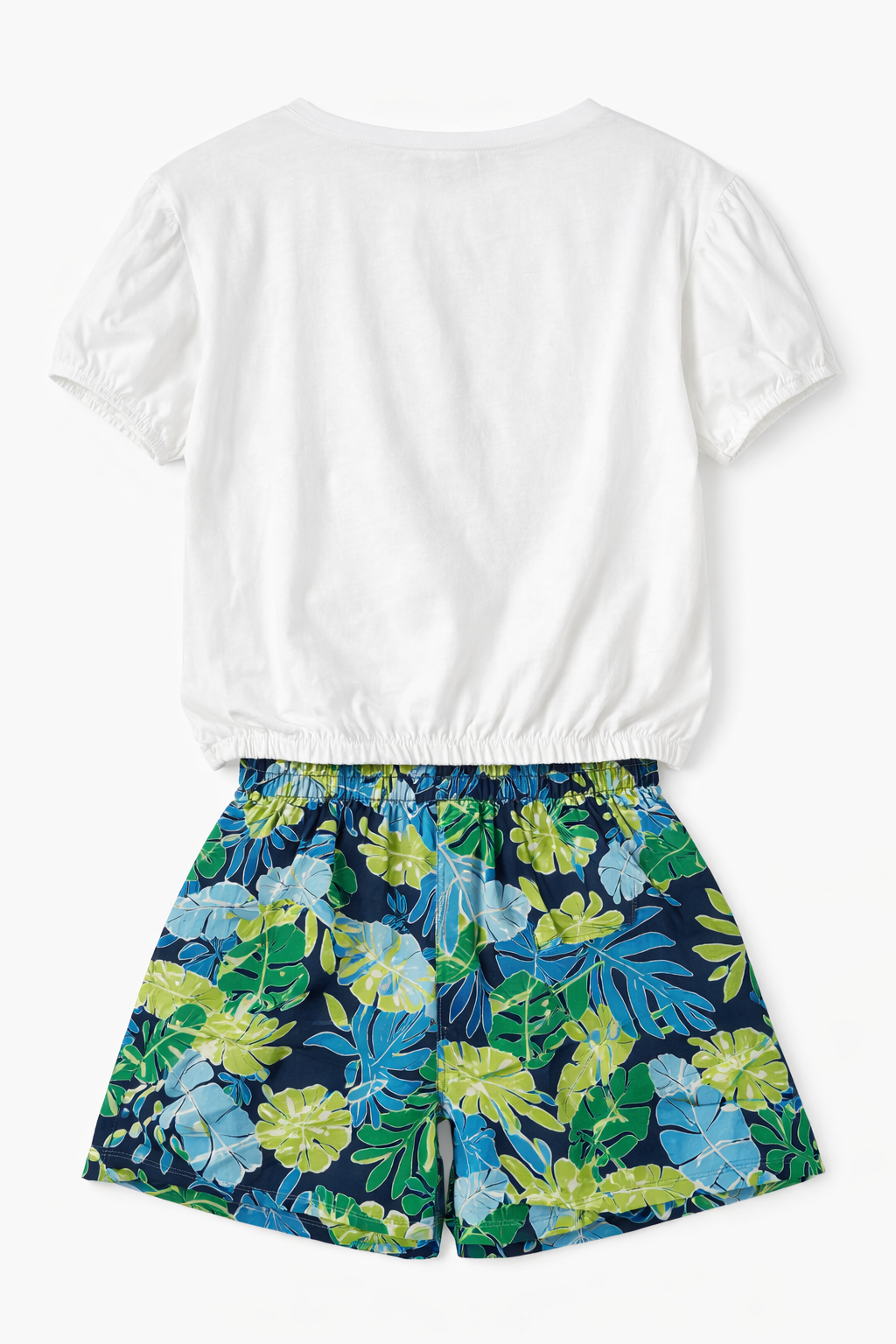 Ensemble junior fille blanc & imprimé tropical – 16 ans – Image 3